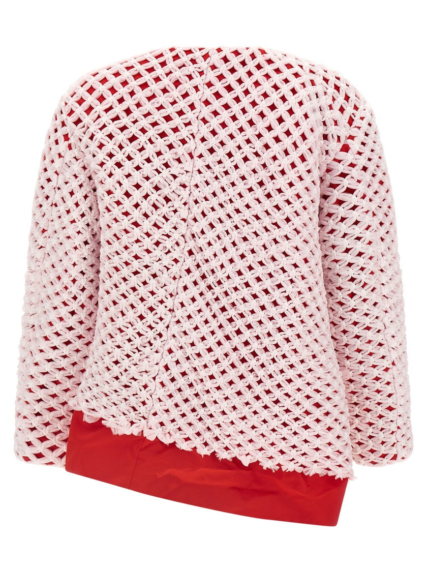 Comme Des Garçons Tulle Weave Blazer