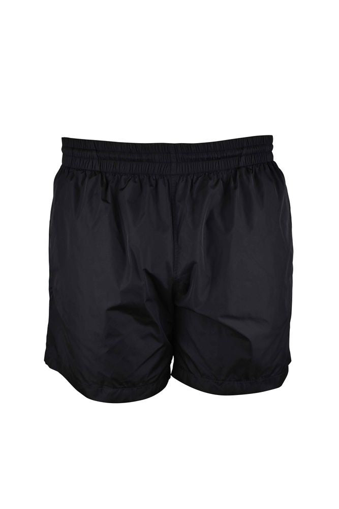 Off-White Black Swim Shorts With Iconic Logo Print
