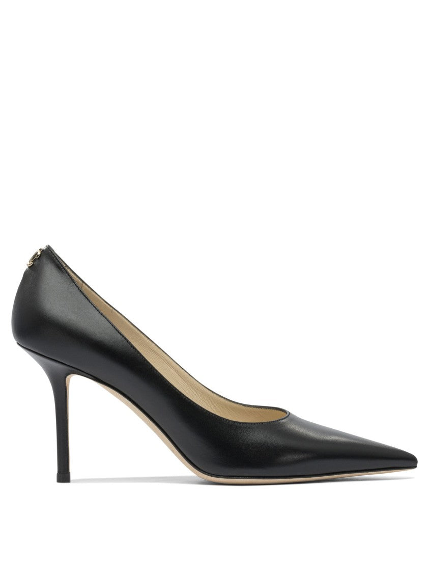 Jimmy Choo Pointed Toe Pumps With Mid-Height Stiletto