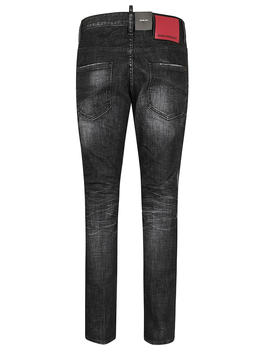 Dsquared2 Slim Fit Stretch Cotton Denim Jeans