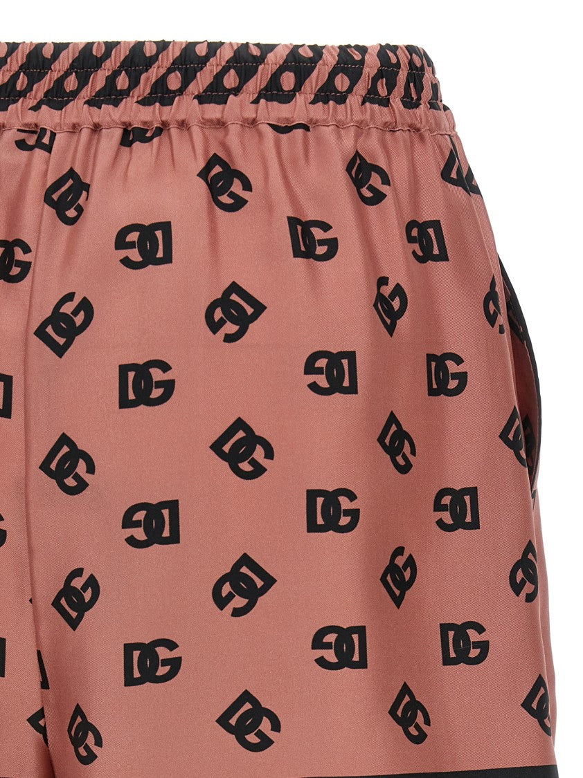 Dolce & Gabbana Silk Satin Bermuda Shorts