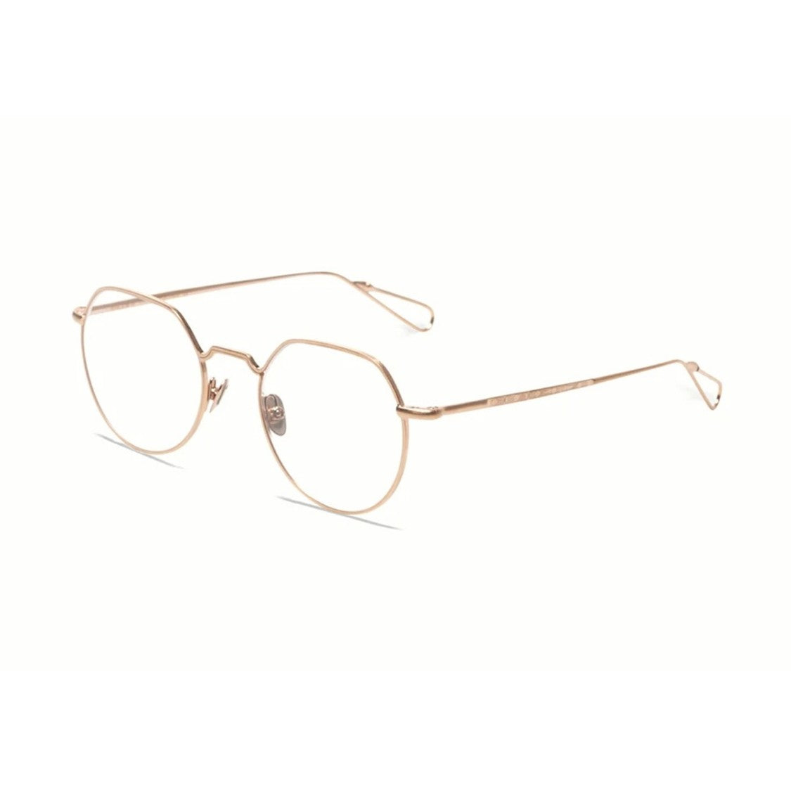 Ahlem Rose Gold Octagonal Place Dauphine Metal Eyeglasses