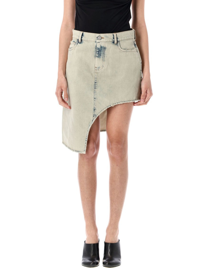 Coperni Denim Asymmetric Skirt