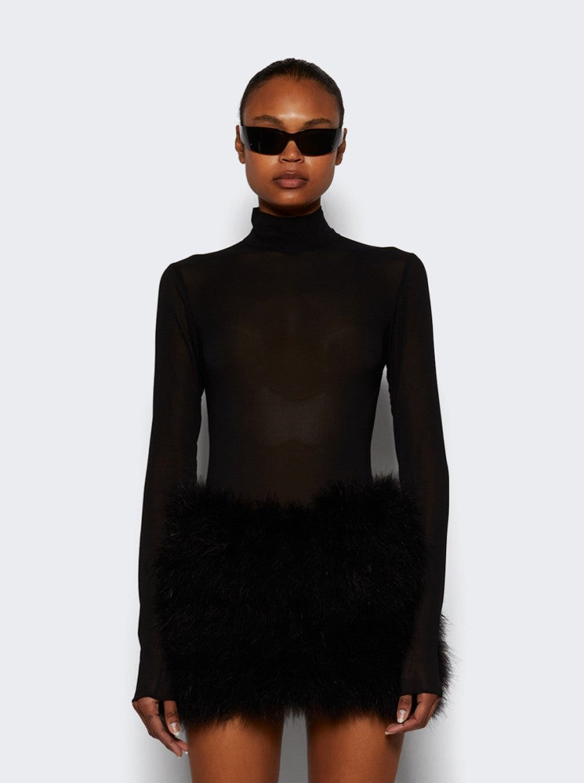 The New Arrivals By Ilkyaz Ozel Elly Mini Dress Mystere Black