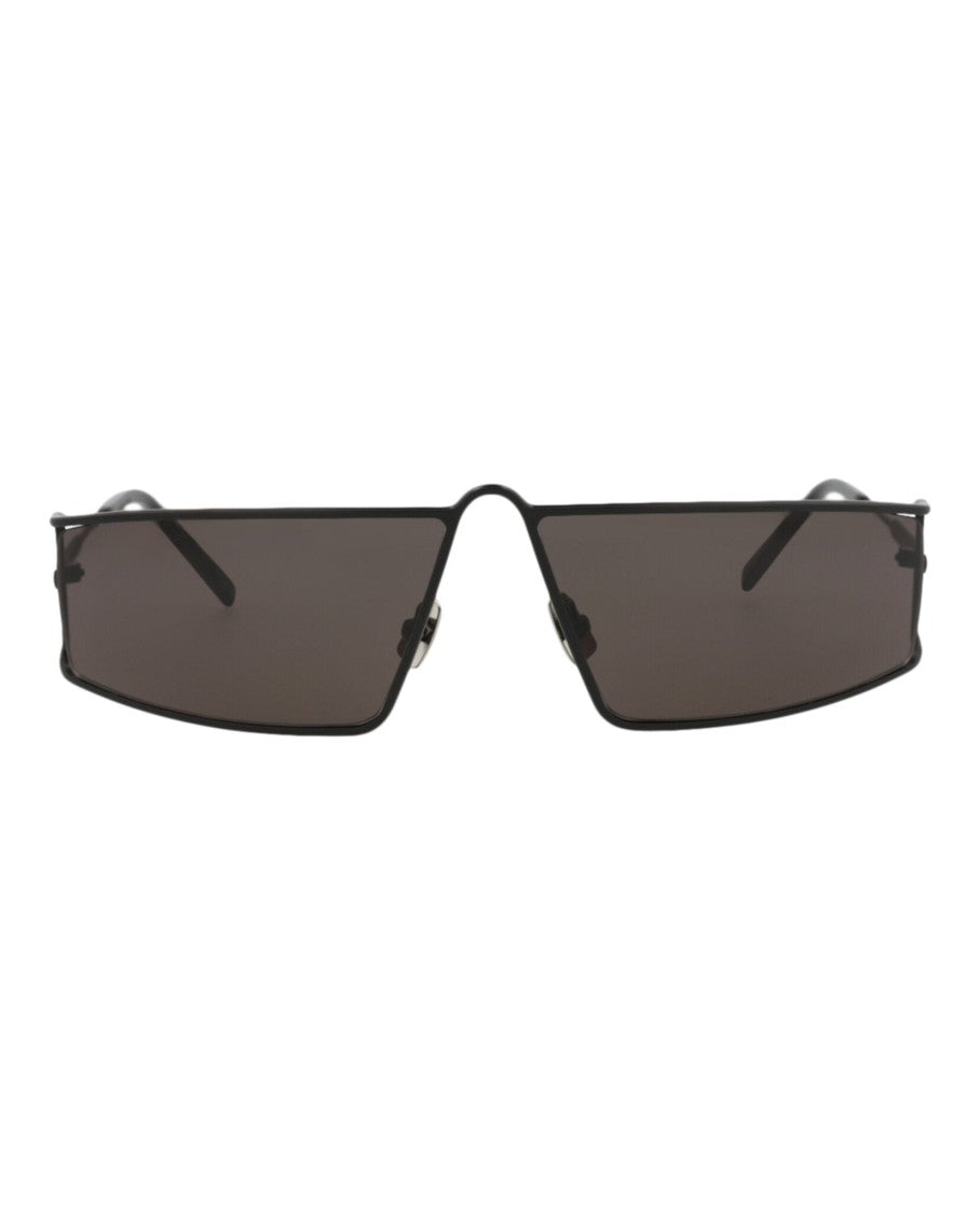 Saint Laurent Square-Frame Metal Sunglasses With Bold Design