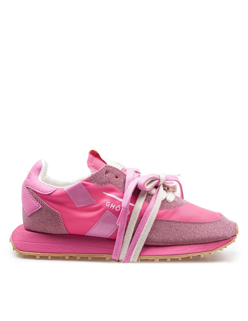 Ghoud Rush Starlight Nylon And Glitter Sneakers Fuchsia