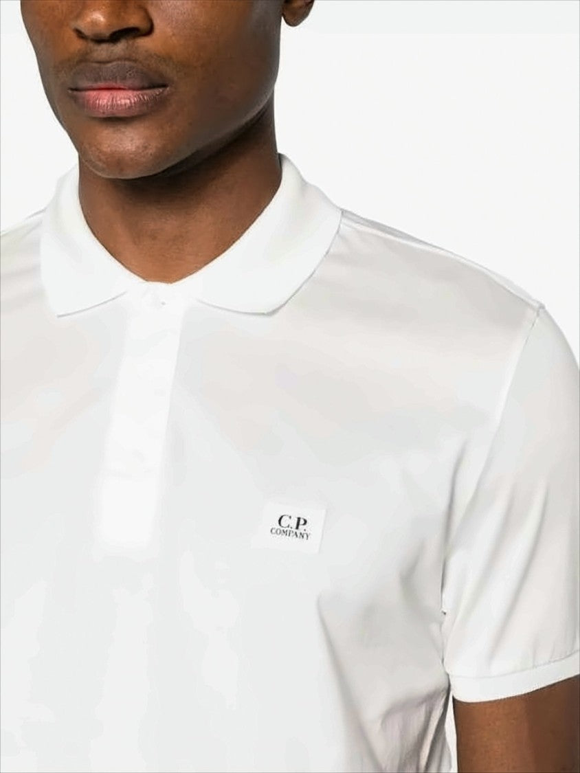 C.P. Company Classic Short-Sleeve Polo Shirt With Minimalist Design