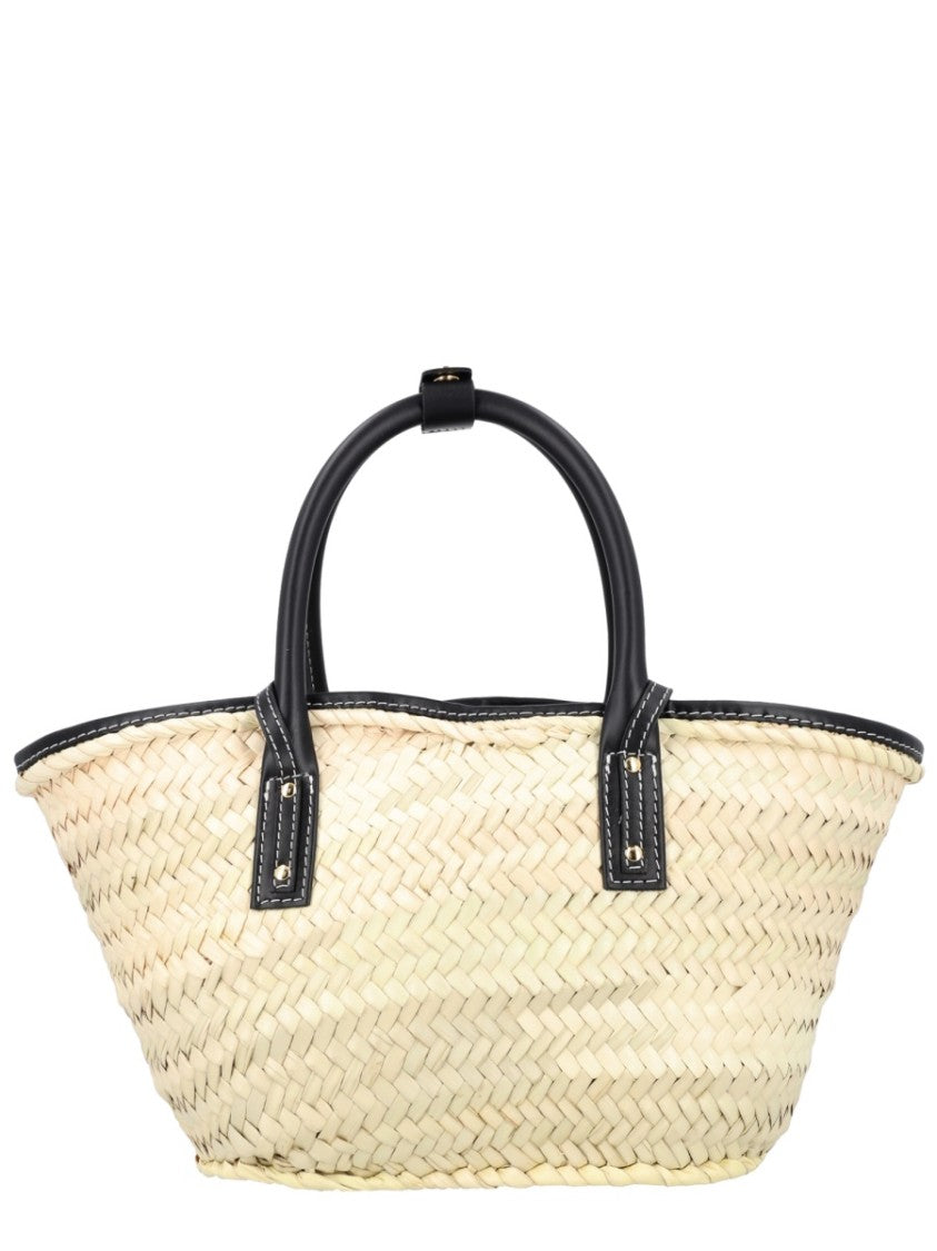 Jacquemus Soli Woven Raffia Tote Bag