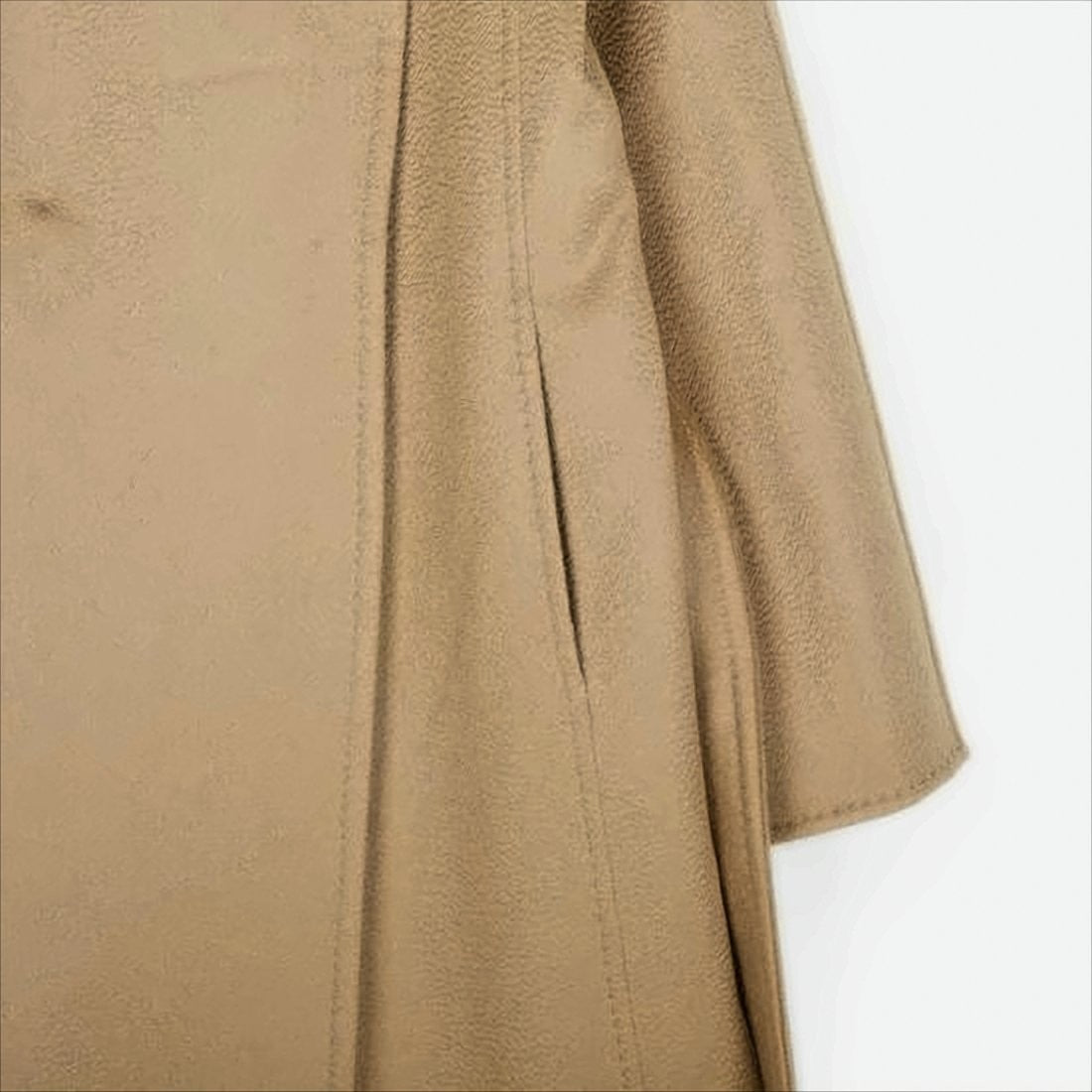 Max Mara Long Cashmere Coat With Classic Collar