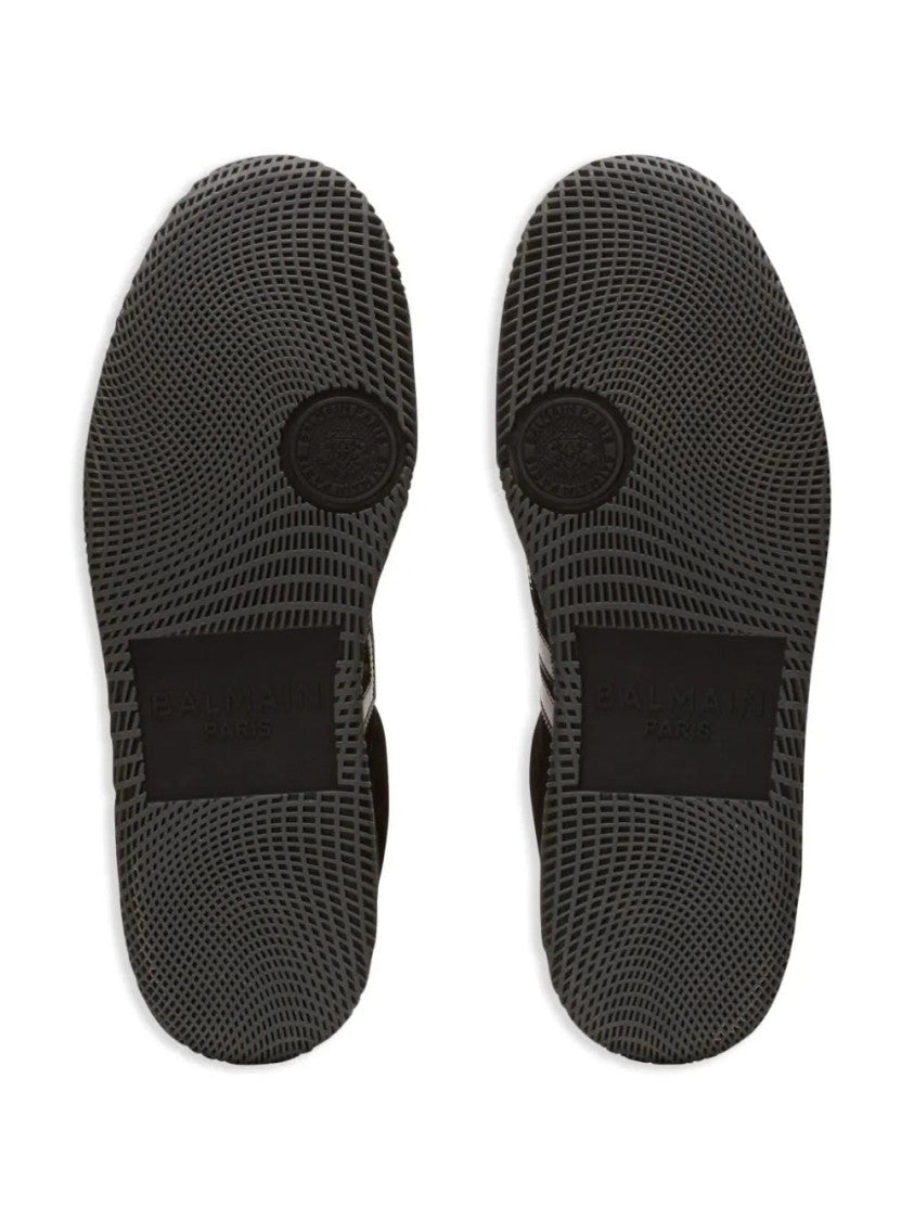 Balmain Swan Suede Sneakers