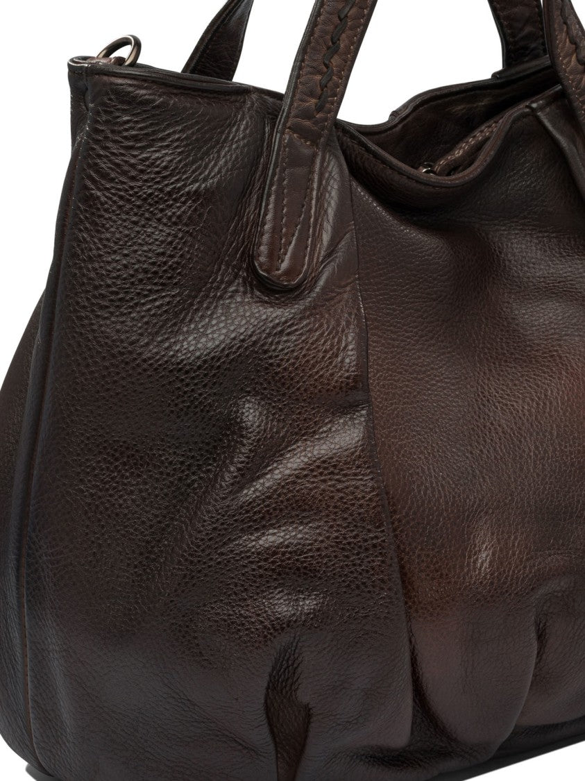 Giancarlo Nevola Textured Calf Leather Shoulder Bag