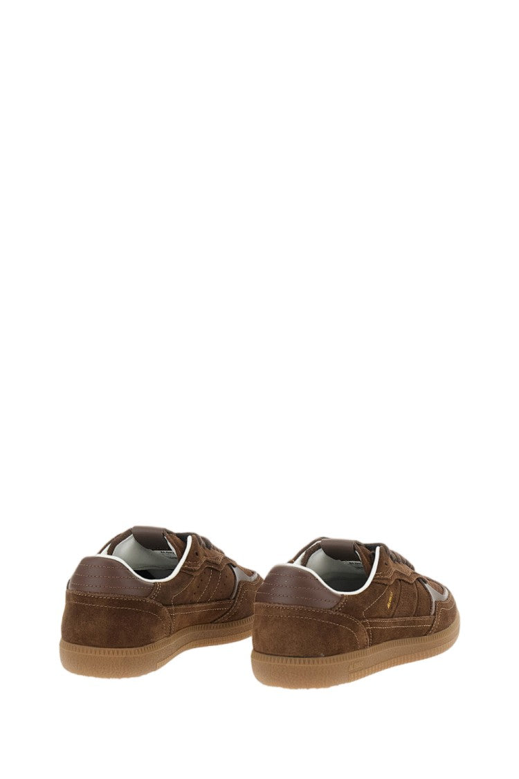 Alohas Chocolate Brown Suede Retro Sneakers