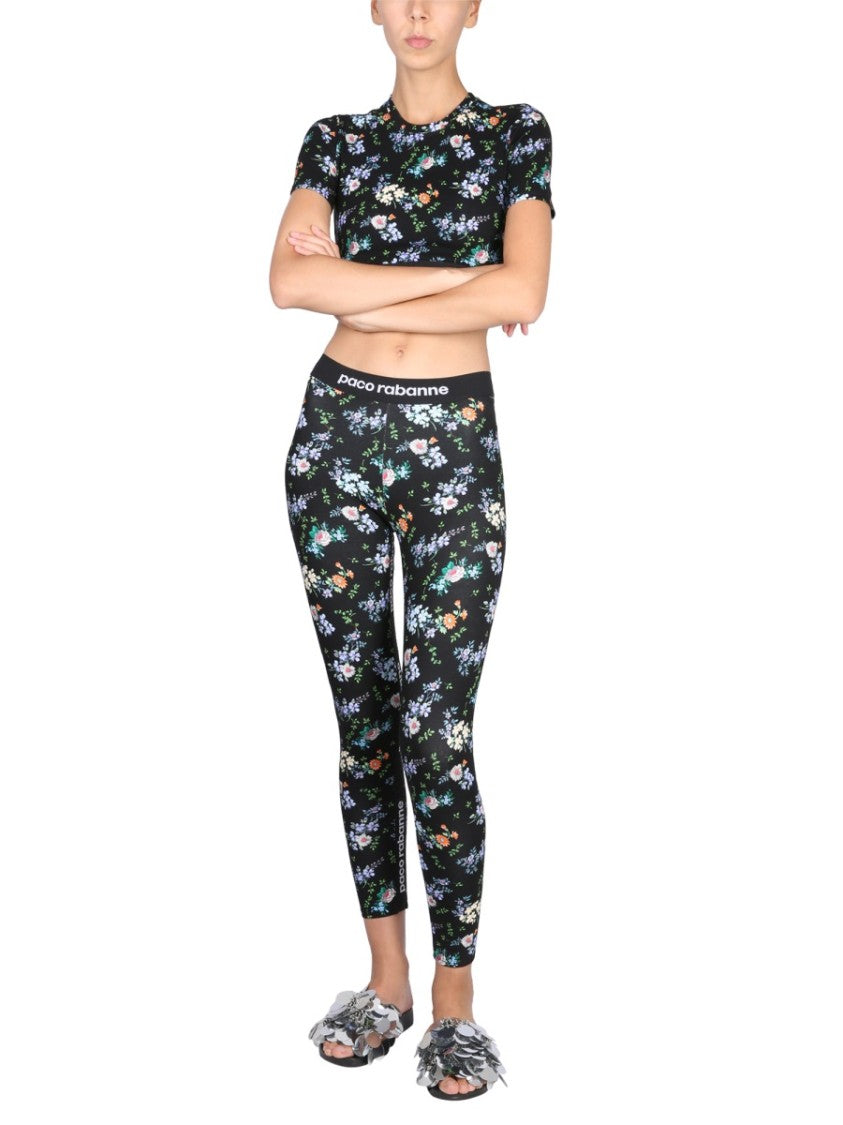 Paco Rabanne Fitted Cropped Top