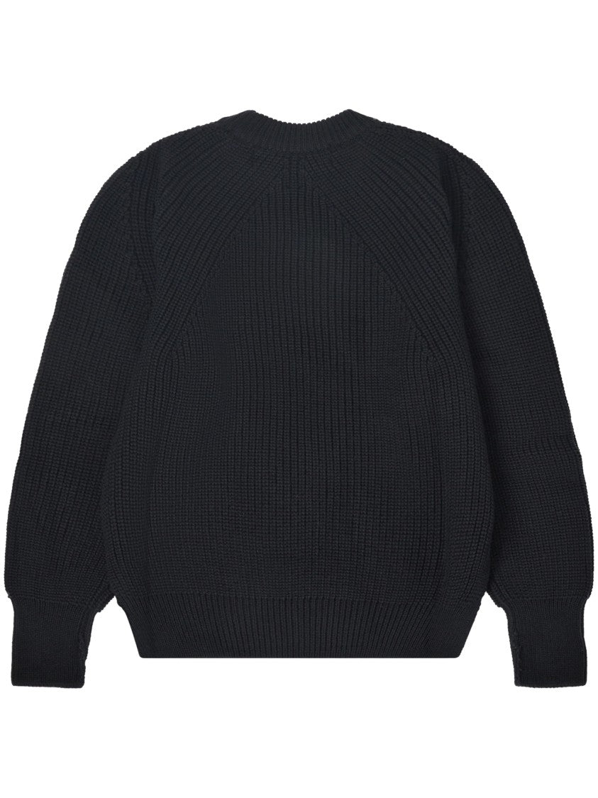 Comme Des Garçons Chunky Knit Ribbed Relaxed-Fit Sweater
