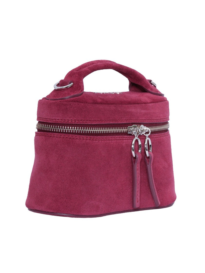Claudio Orciani Carminio Joy Peach Suede Mini Bag