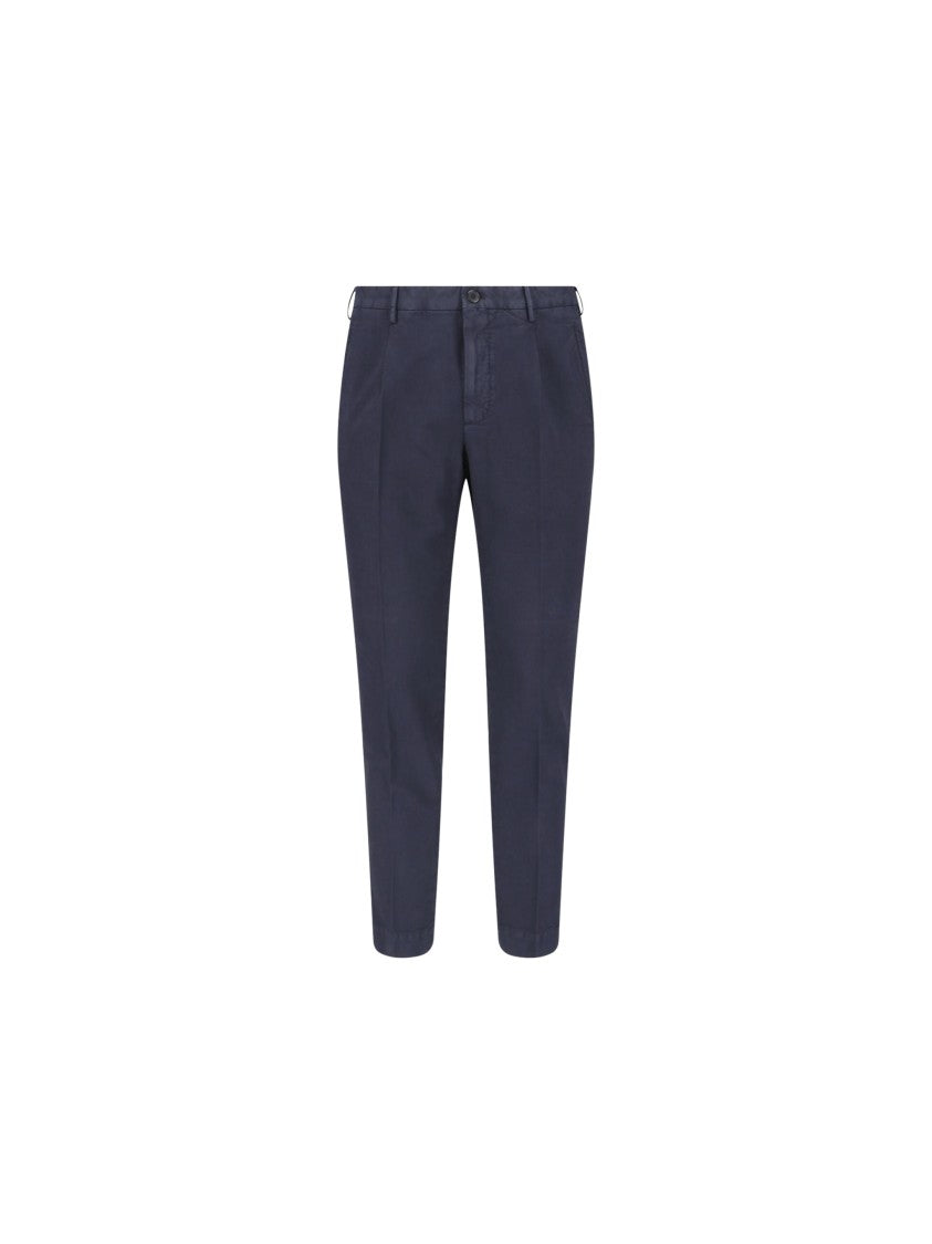 Incotex Slim Tapered Fit Tailored Pants With Mid-Rise Waist