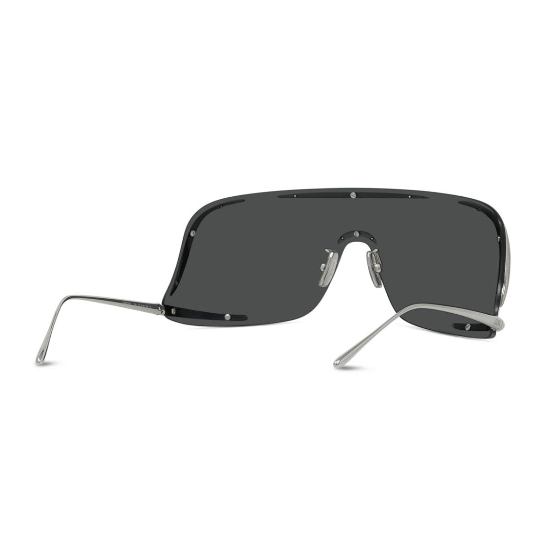 Loewe Gunmetal Shield Large Monobloc Shield Sunglasses