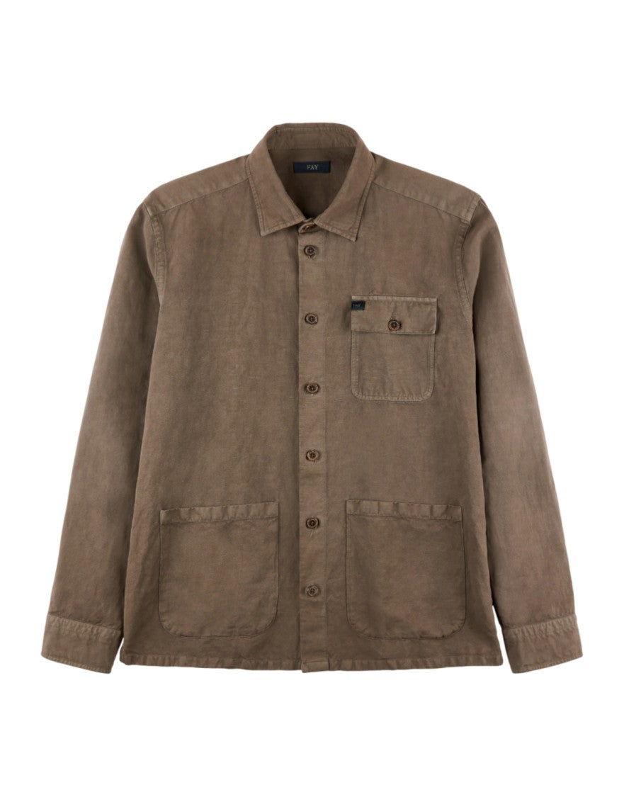 Fay Brown Relaxed-Fit Fay Jacket
