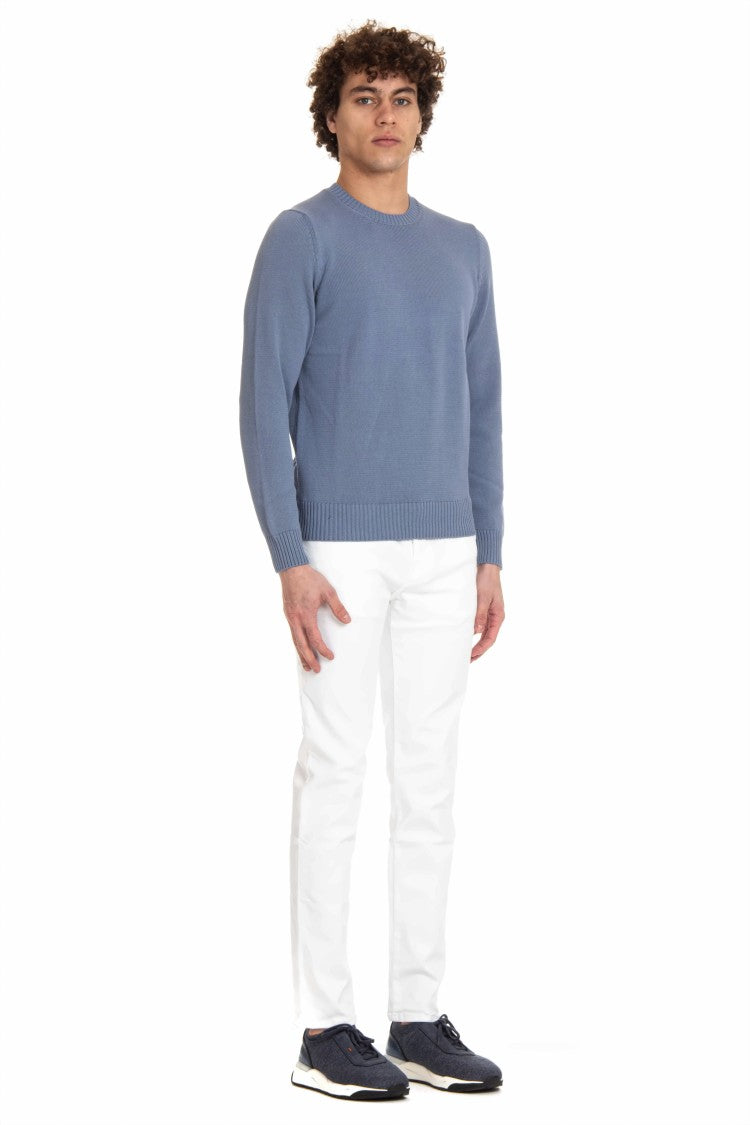 Drumohr Cotton Fine 5 Crewneck Sweater