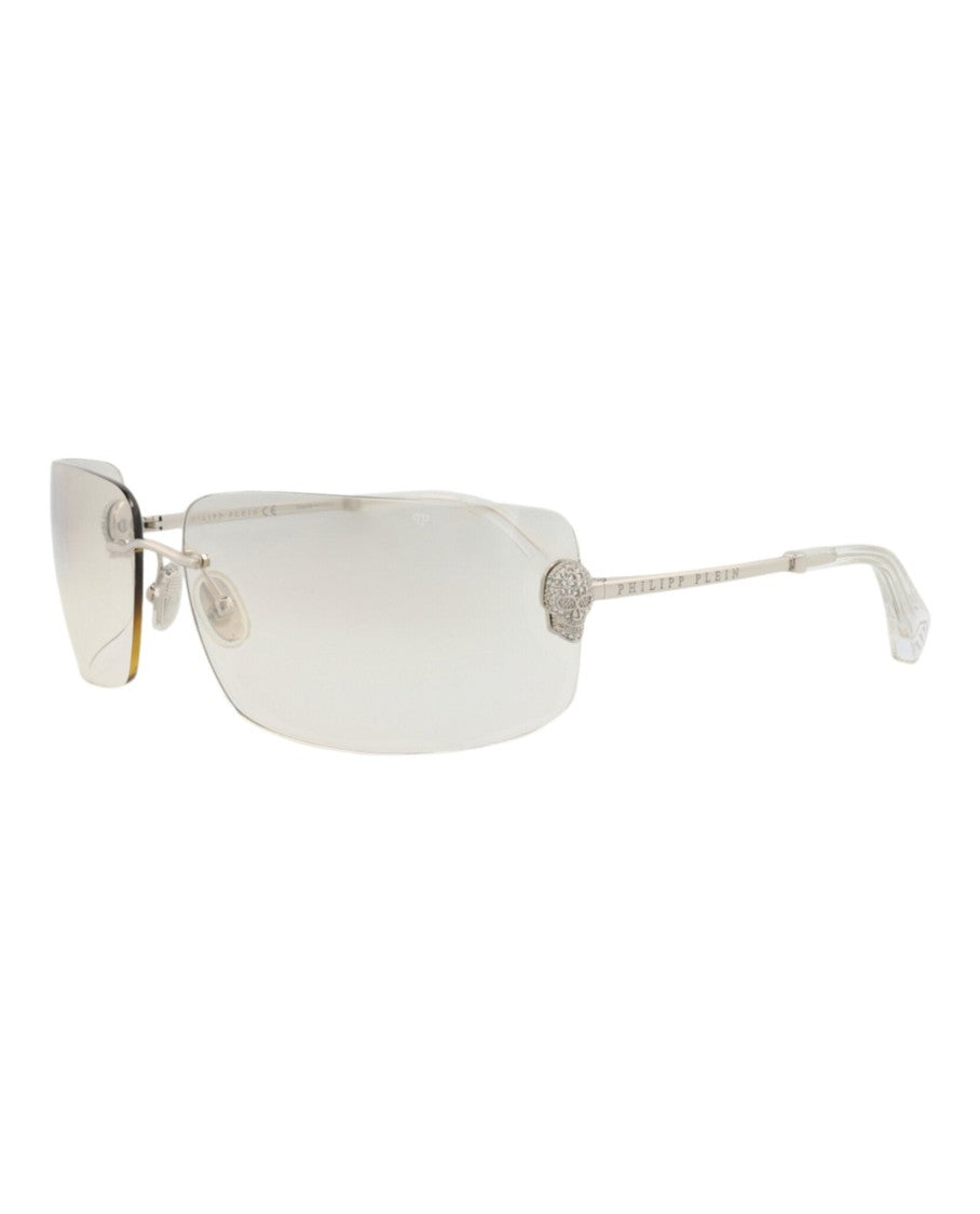Philipp Plein Square-Frame Acetate Sunglasses With Crystal Embellishments