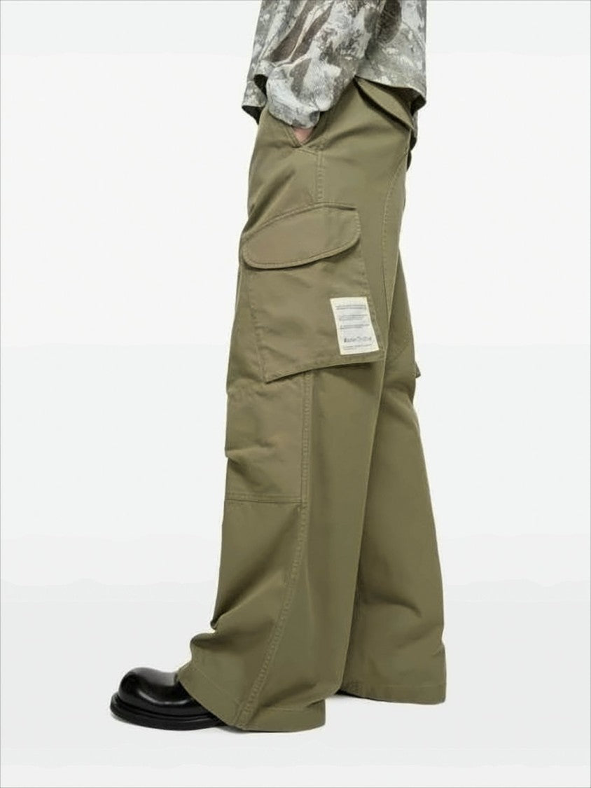 Acne Studios Utility-Inspired Straight Pants With Flap Pockets