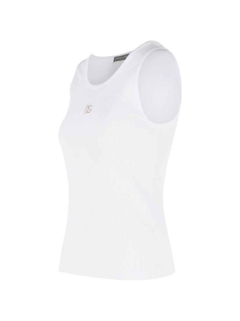 Dolce & Gabbana Sleeveless Cotton Top