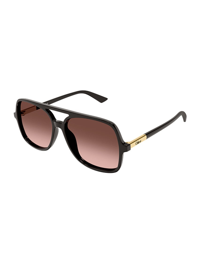 Chloé Grey Ch0364s Rectangular International Sunglasses