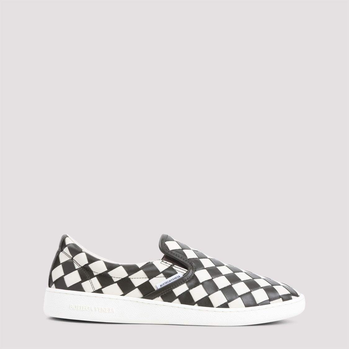 Bottega Veneta Checkerboard Slip-On Sneakers