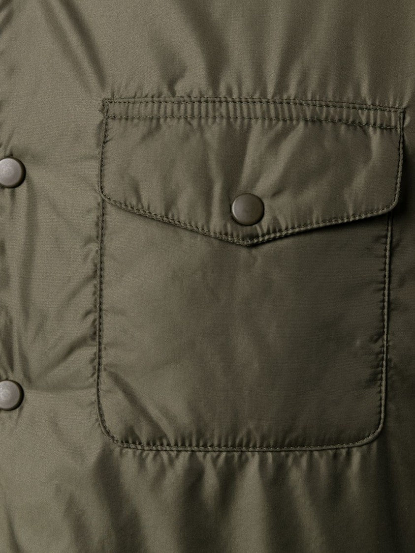 Aspesi Structured Green Shirt With Classic Collar