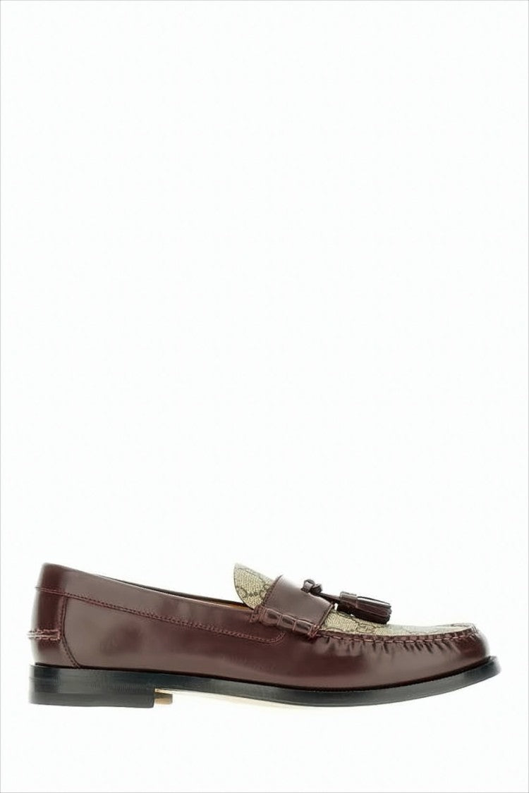 Gucci Polished Deep Brown Leather Loafers