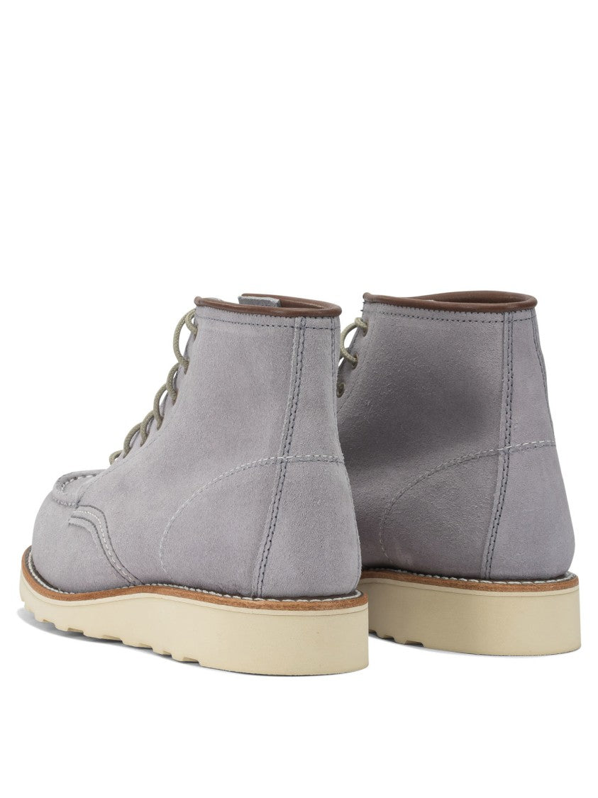 Red Wing 6'' Moc Toe 3300 Dusty Lavender Abilene Lace-Up Ankle Boots