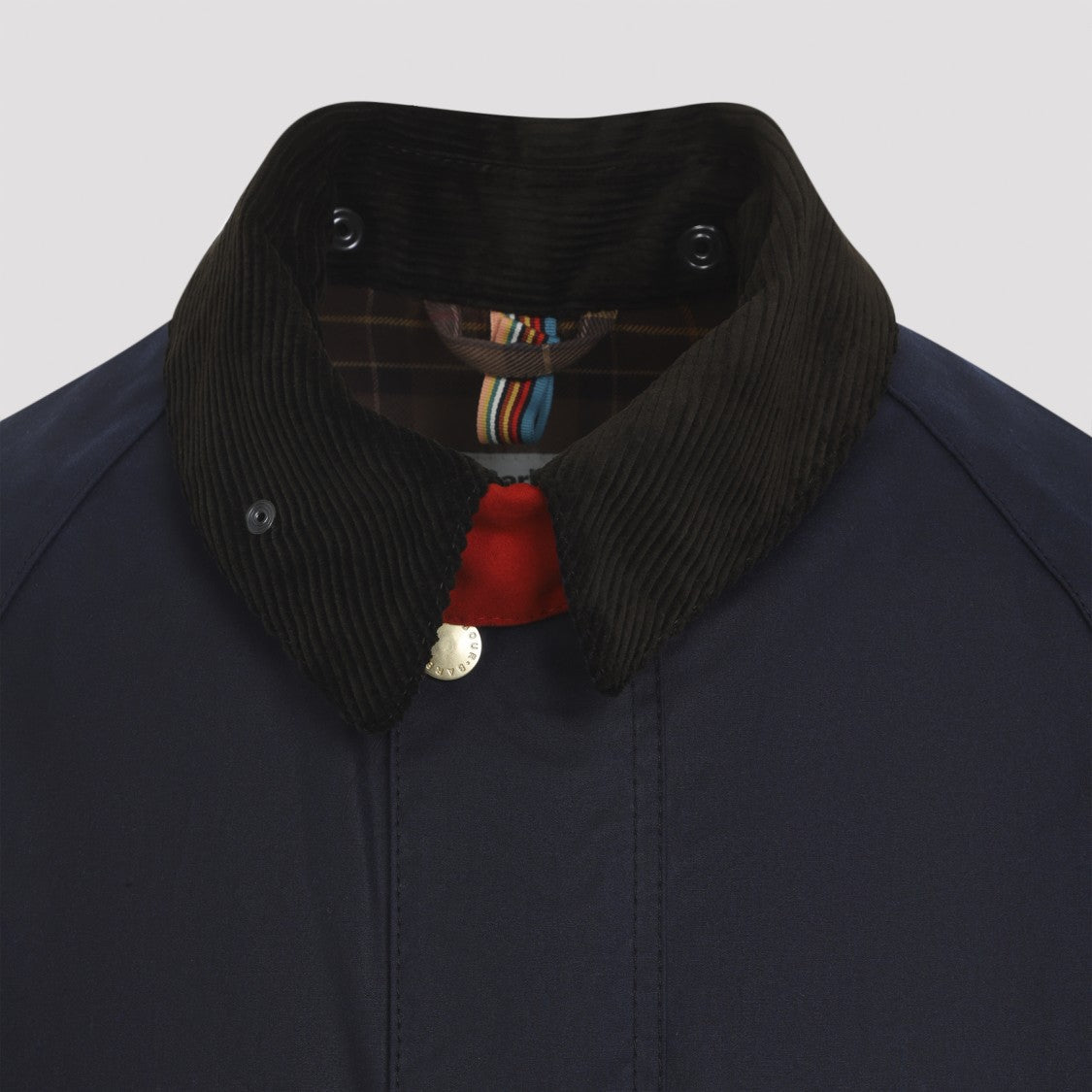 Barbour X Paul Smith Waxed Blue Cotton Jacket