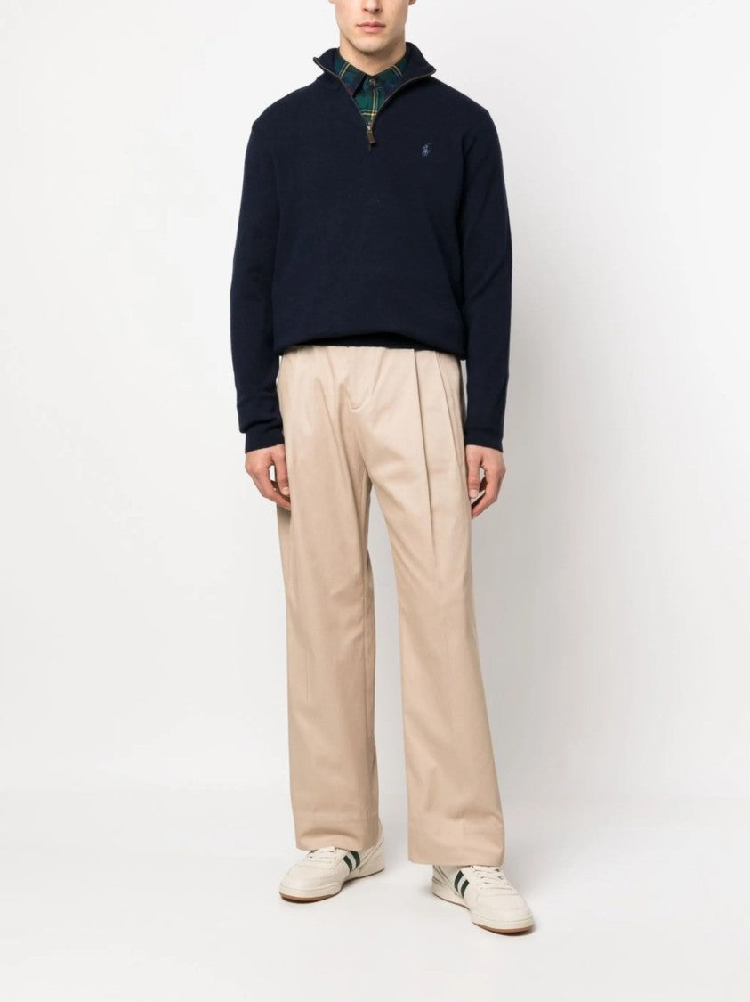 Polo Ralph Lauren Half-Zip Wool Sweater