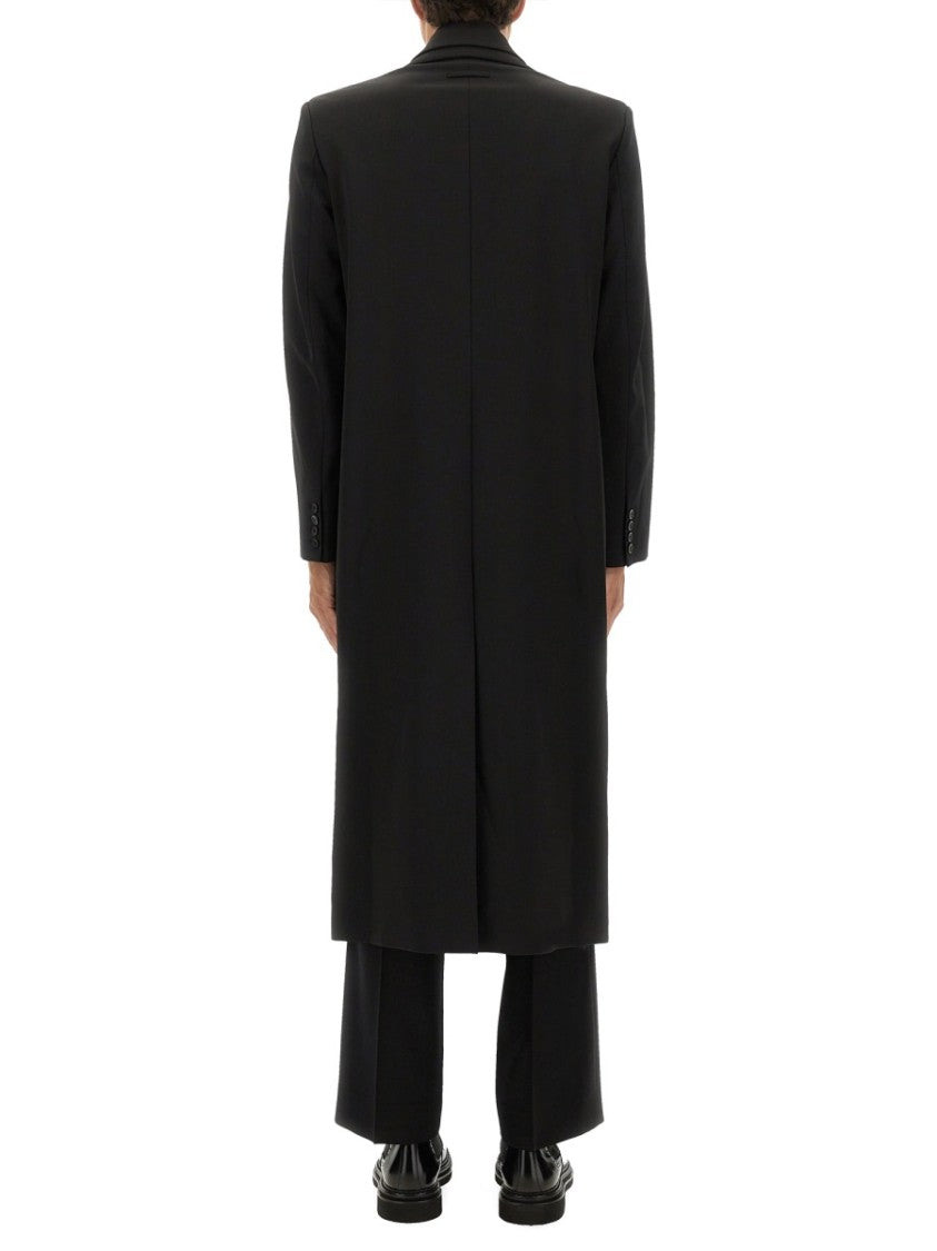 Jean Paul Gaultier Double Layer Coat With Structured Silhouette
