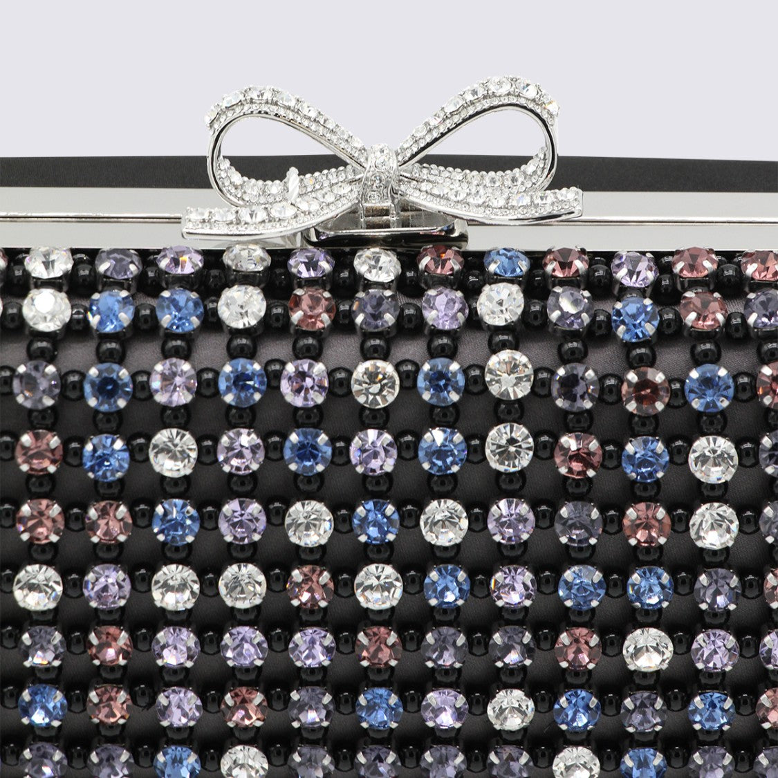 Self-Portrait Multicolor Embellished Clutch
