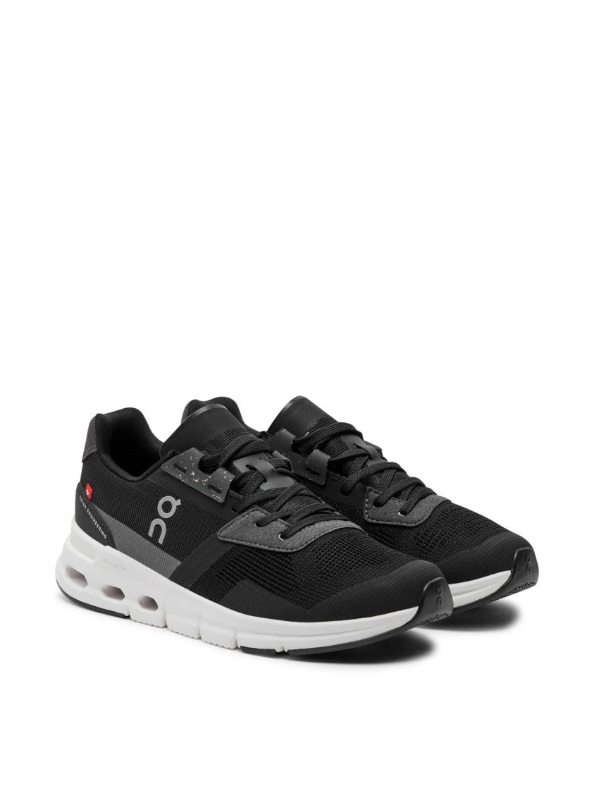 On Running Black White Textile Cloudrift Sneakers