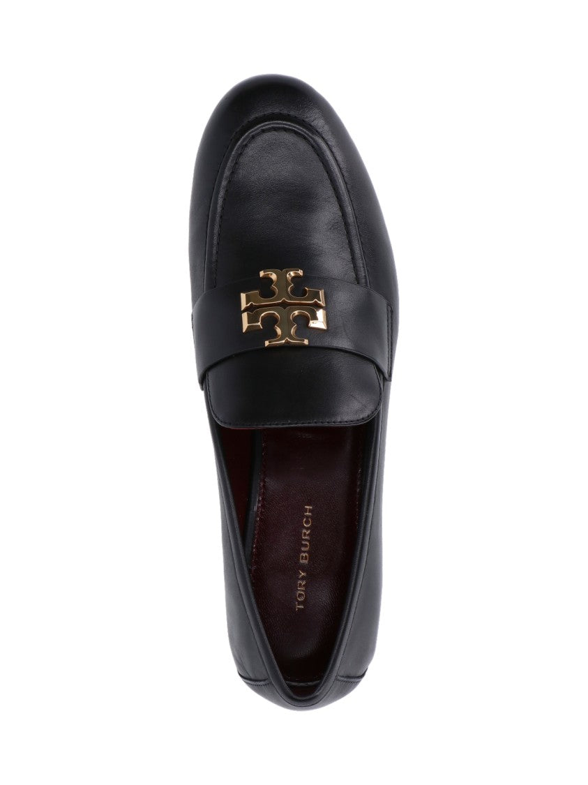 Tory Burch Eleanor Charm Moccasins – Black