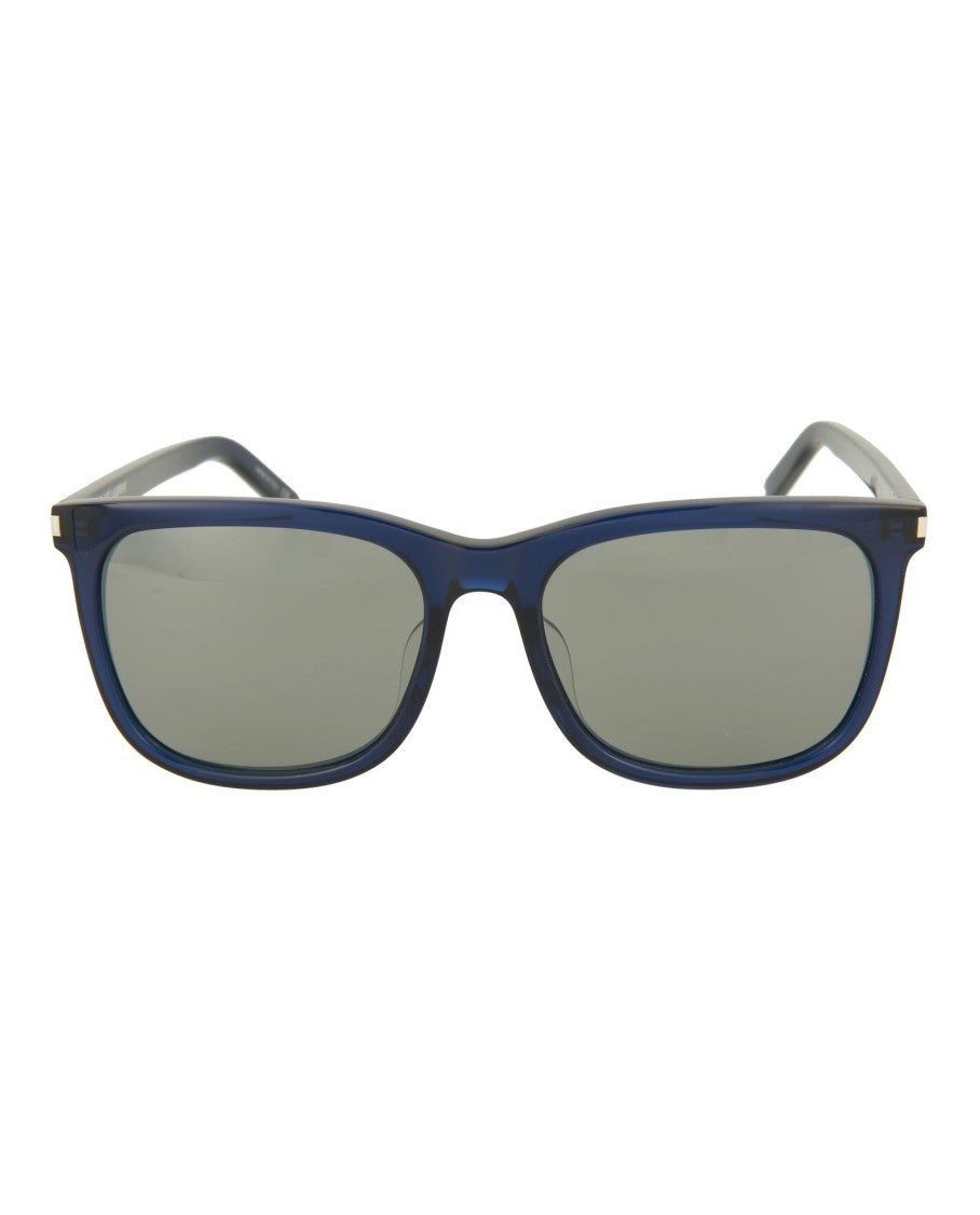 Saint Laurent Square-Frame Acetate Sunglasses With Saddle Nose Bridge