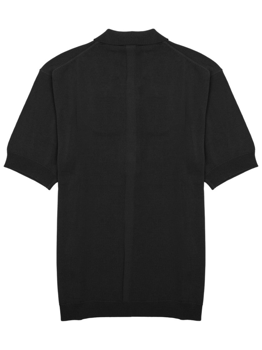 Low Brand Techno Viscose Knit Polo Shirt