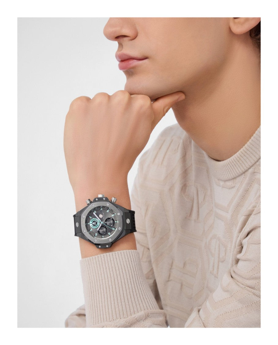 Philipp Plein Plein Chrono Royal Silicone Watch