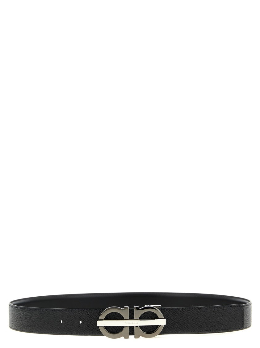 Ferragamo 'Gancini' Reversible Belt