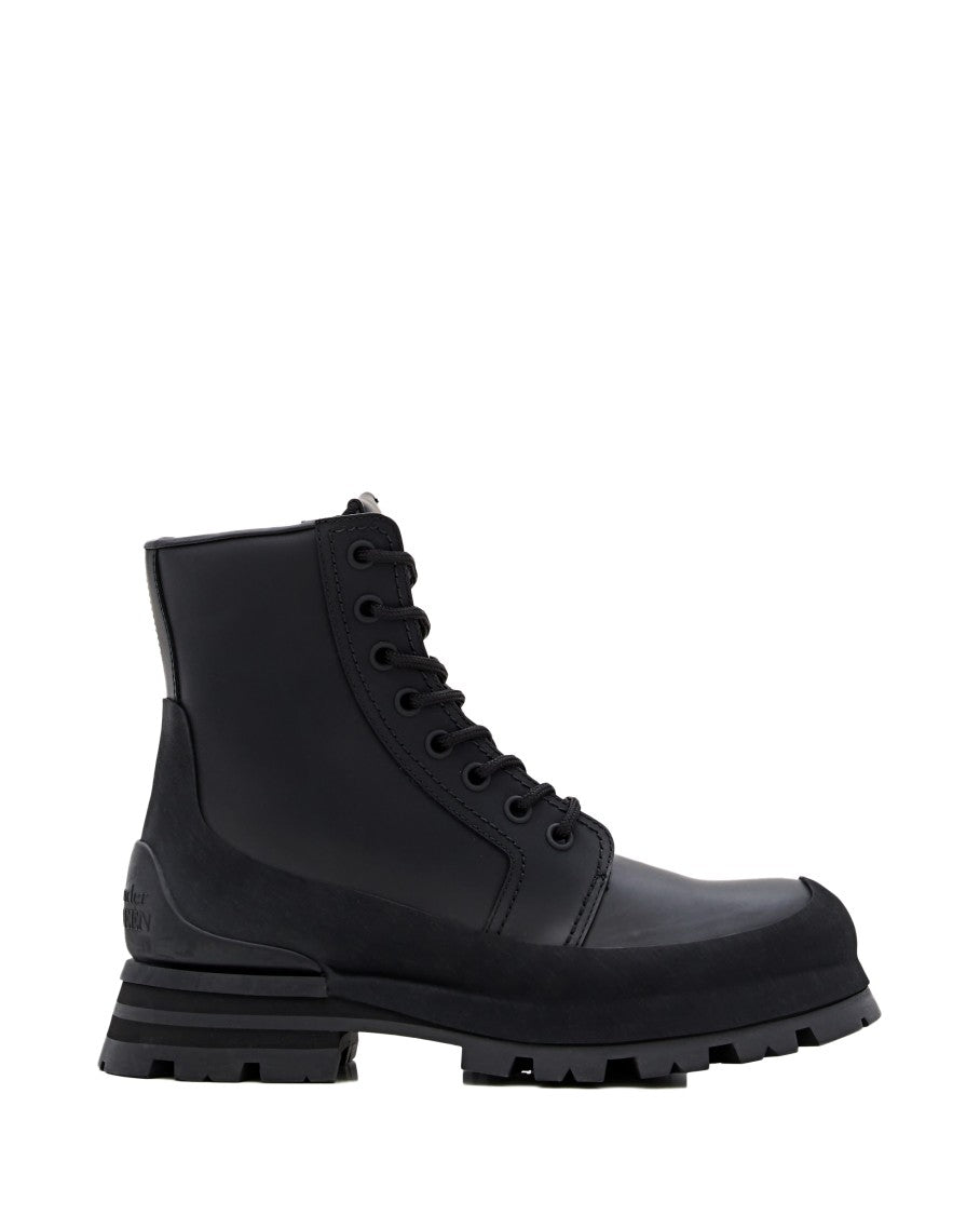 Alexander Mcqueen Leather Boots