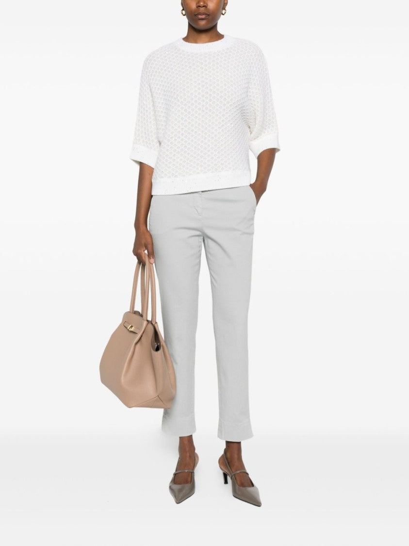 Peserico Textured Knit Virgin Wool Sweater
