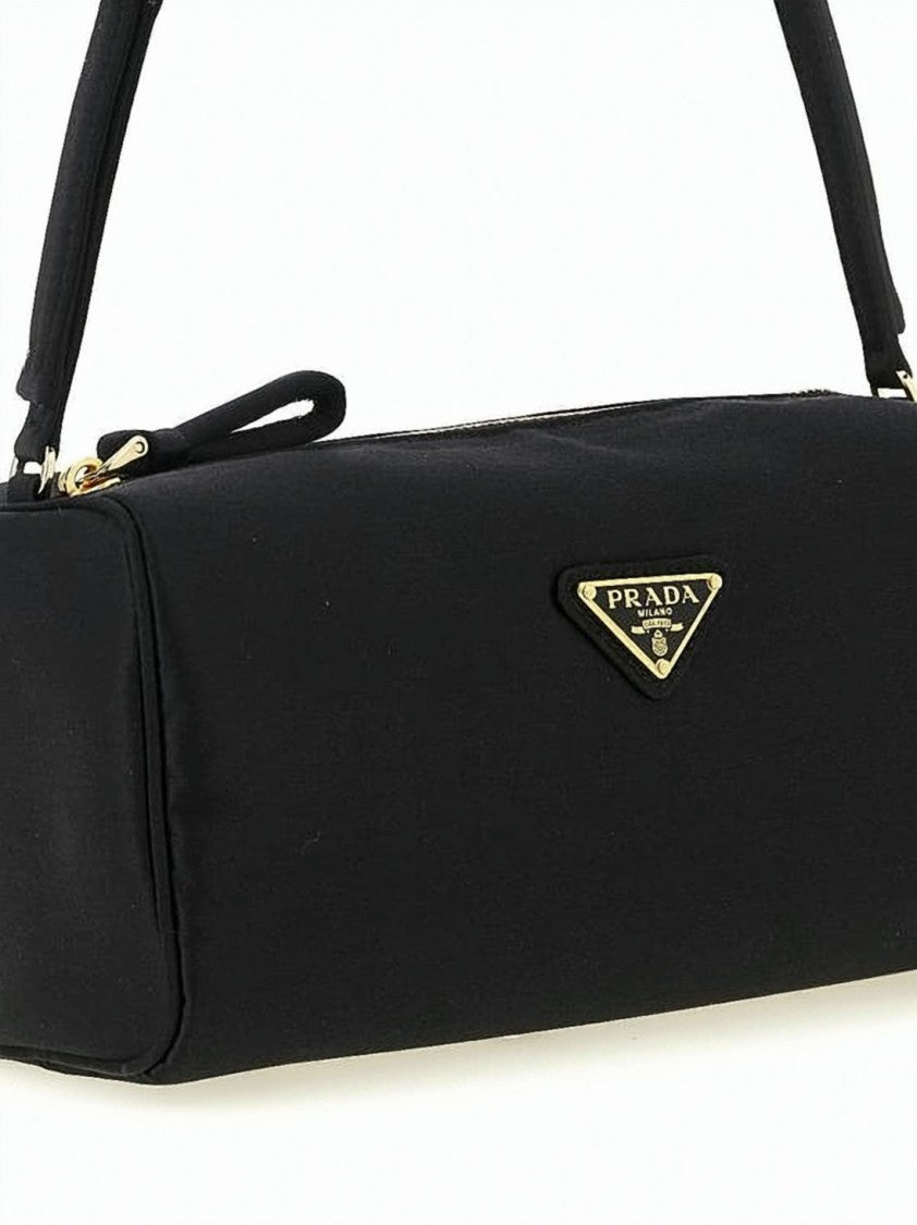 Prada Rectangular Silk And Viscose Shoulder Bag