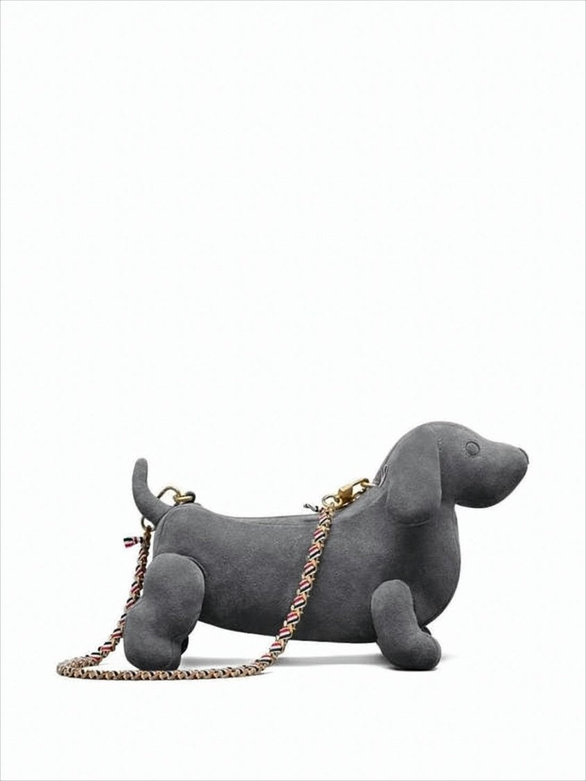 Thom Browne Dachshund-Motif Calf Leather Clutch