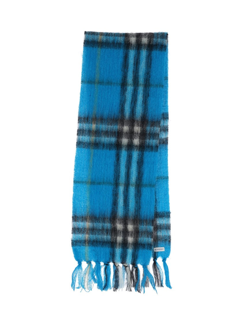 Burberry "Check" Scarf – Blue