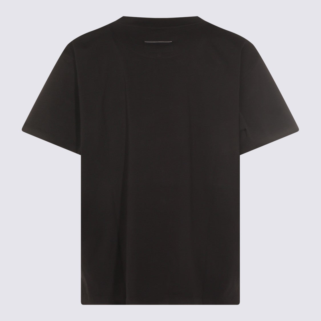 Mm6 By Maison Margiela Black Cotton T-Shirt