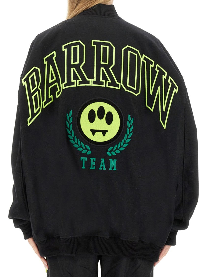 Barrow Playful Graphic Oversized Jacket