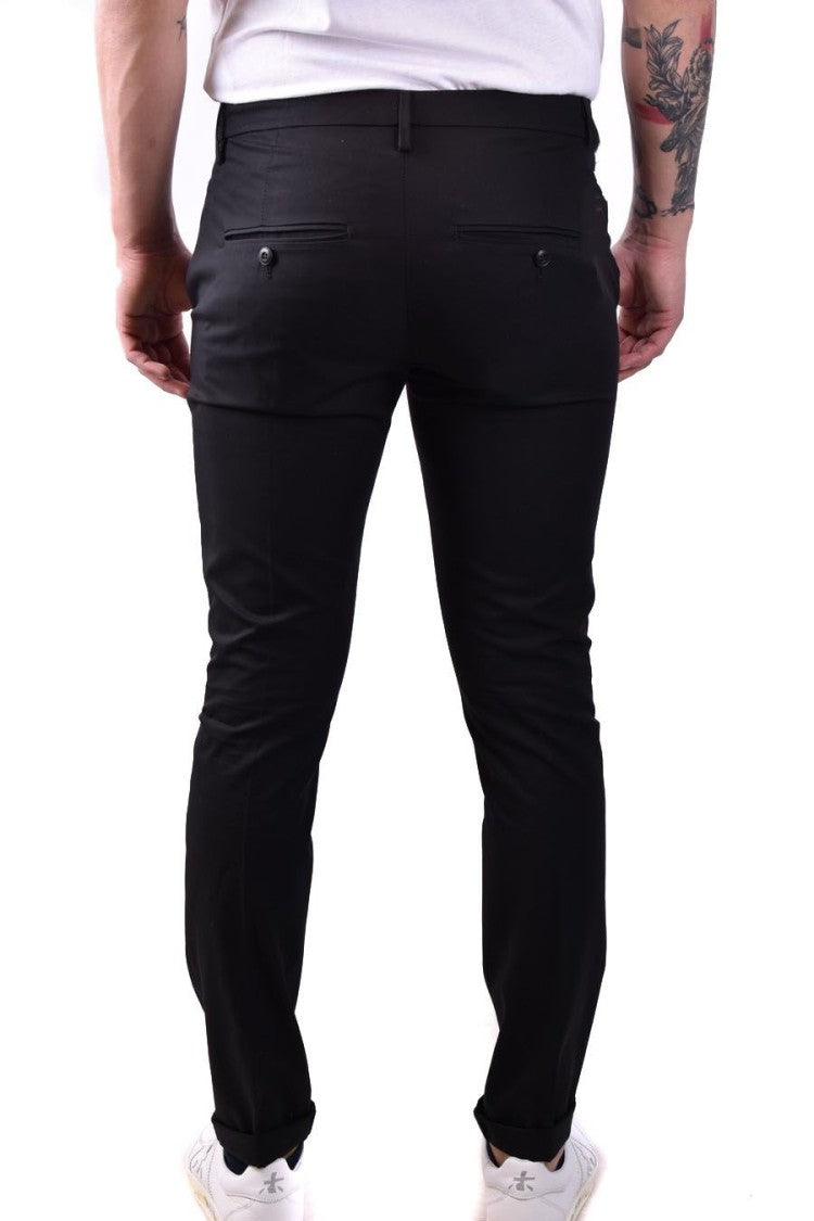 Dondup Black Cotton Pants