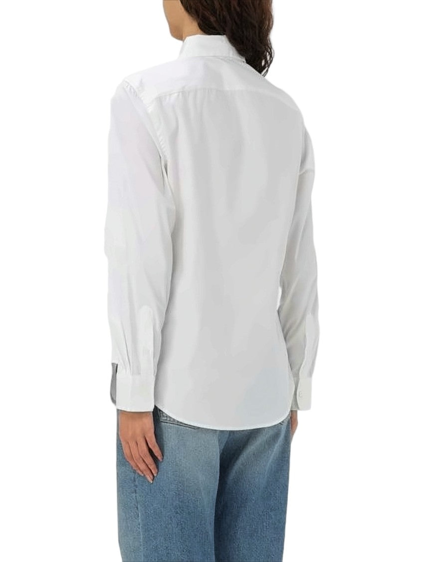Polo Ralph Lauren Long-Sleeve White Cotton Shirt With Pointed Collar